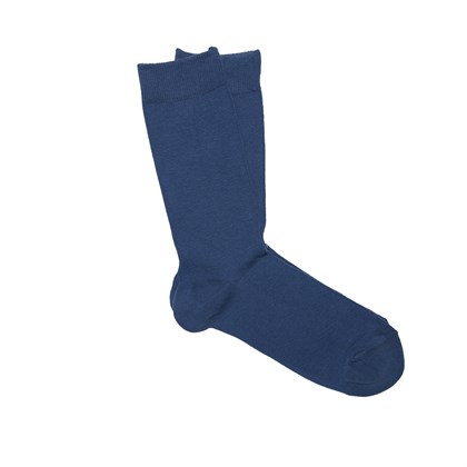 Düz Koyu Mavi Çorap 