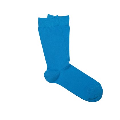 Düz Mavi Çorap 